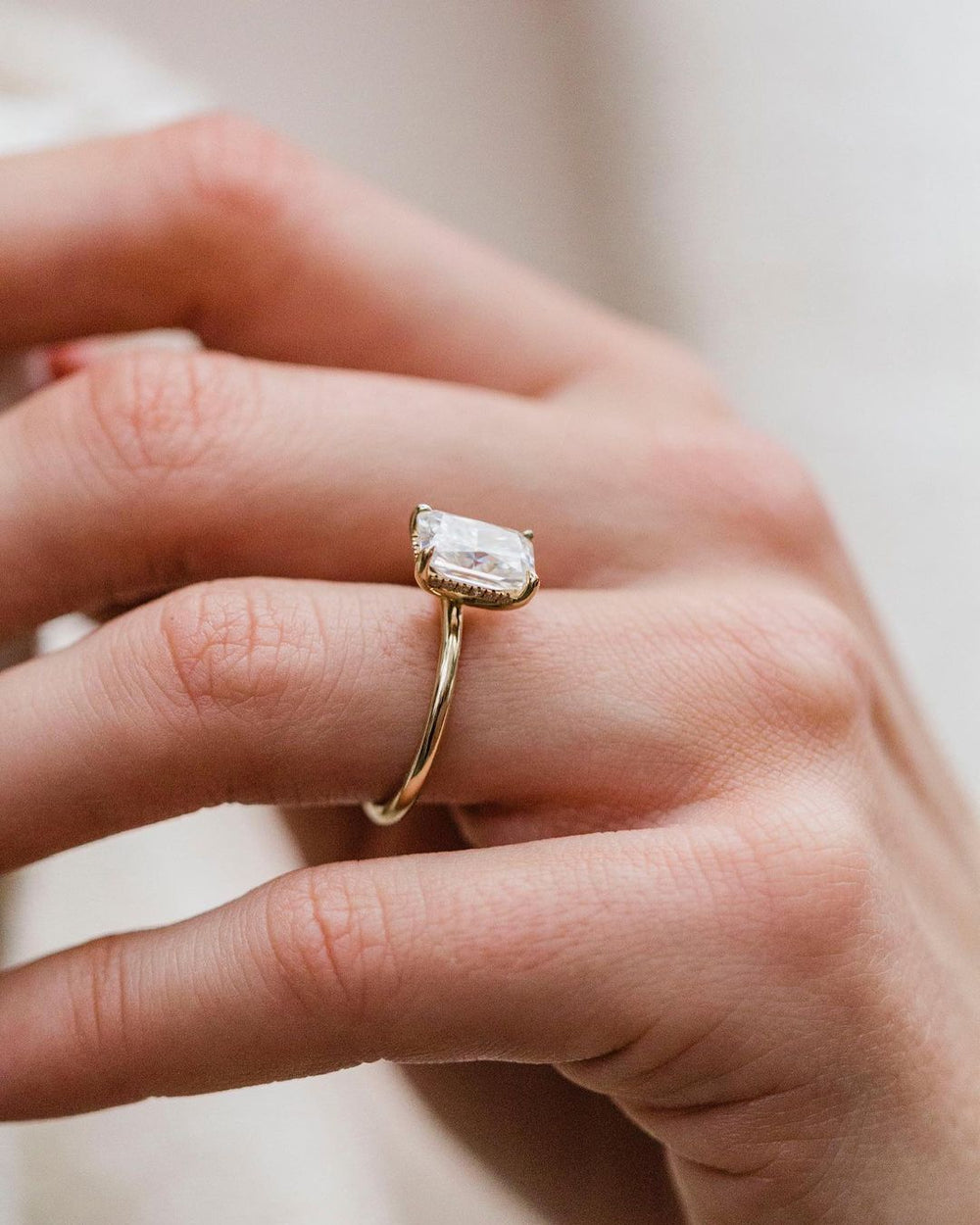 Radiant Cut Labgrown Ring
