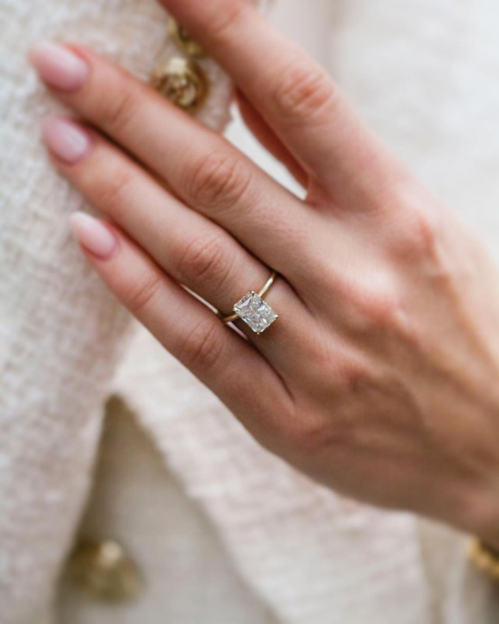 Radiant Cut Labgrown Ring