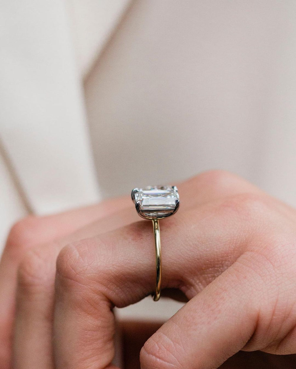 Toi Et Moi Pear & Emerald Cut Labgrown Ring