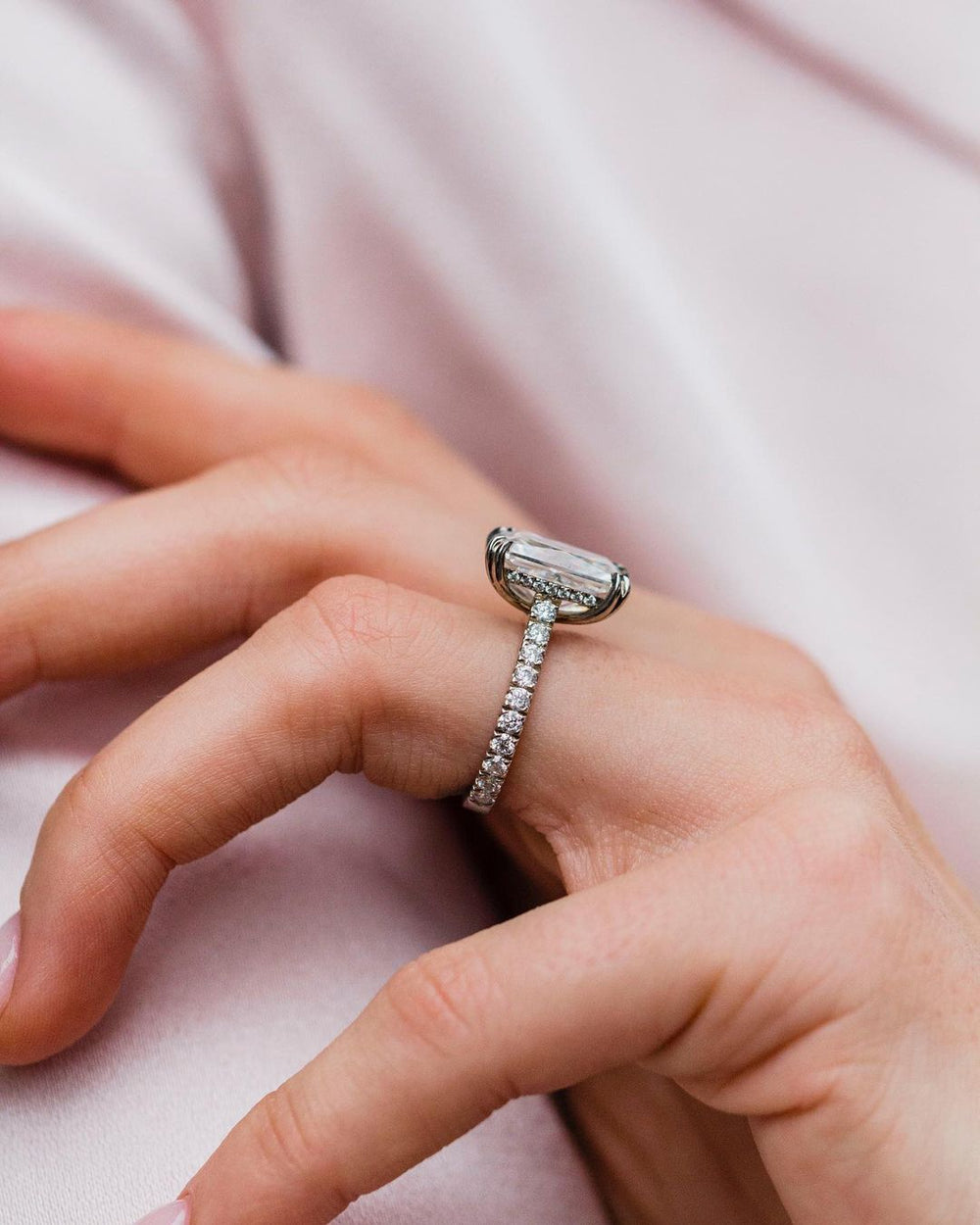 Radiant Cut Labgrown Ring