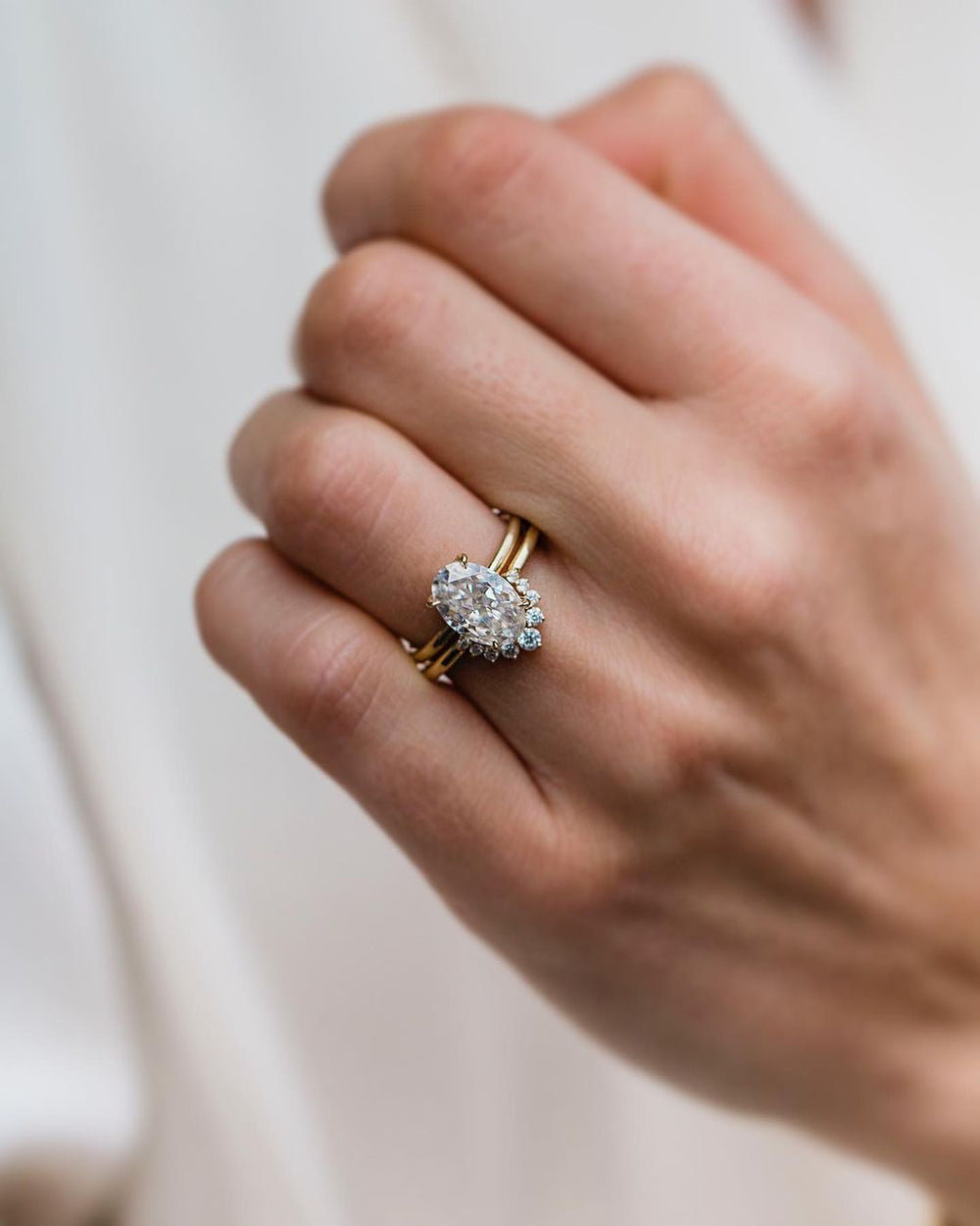 Oval Cut Labgrown Ring