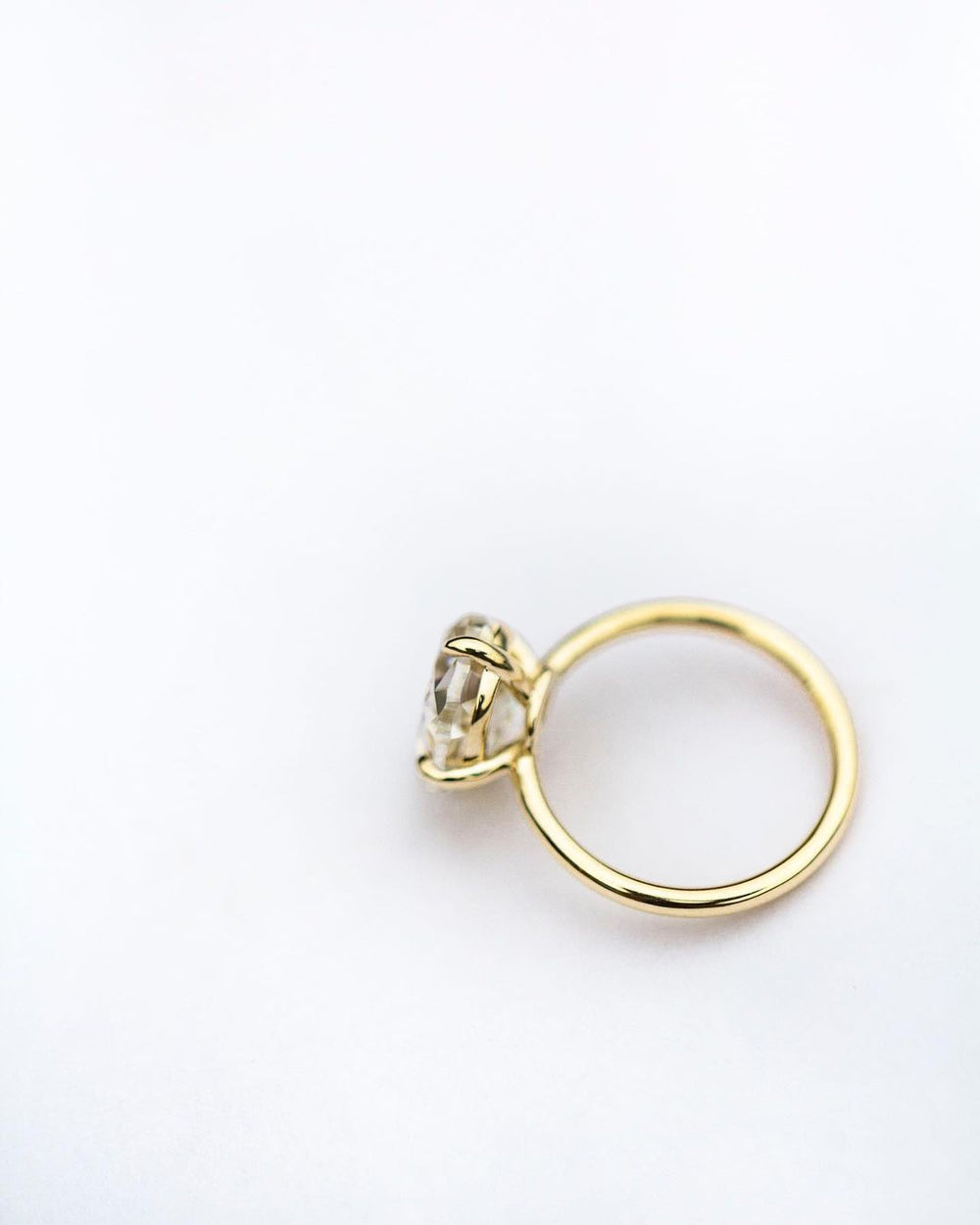 Cushion Cut Labgrown Engagement Ring