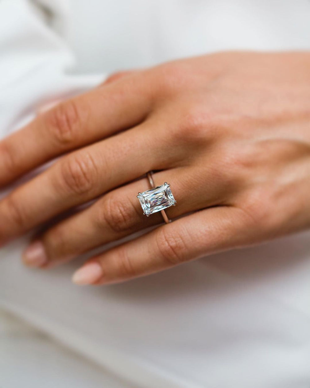 X-Facet Cut Labgrown Engagement Ring