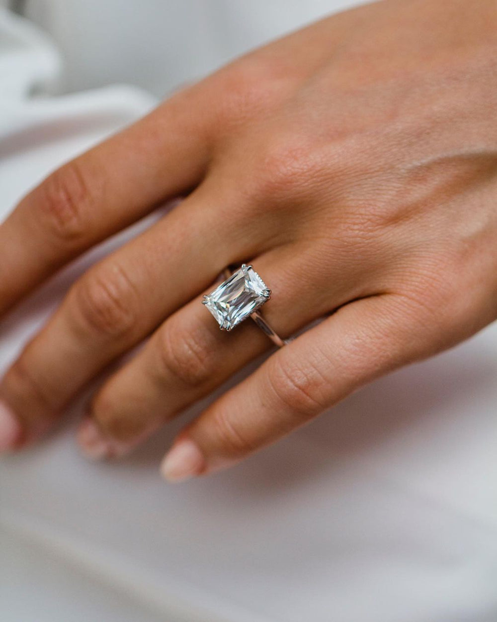 X-Facet Cut Labgrown Engagement Ring