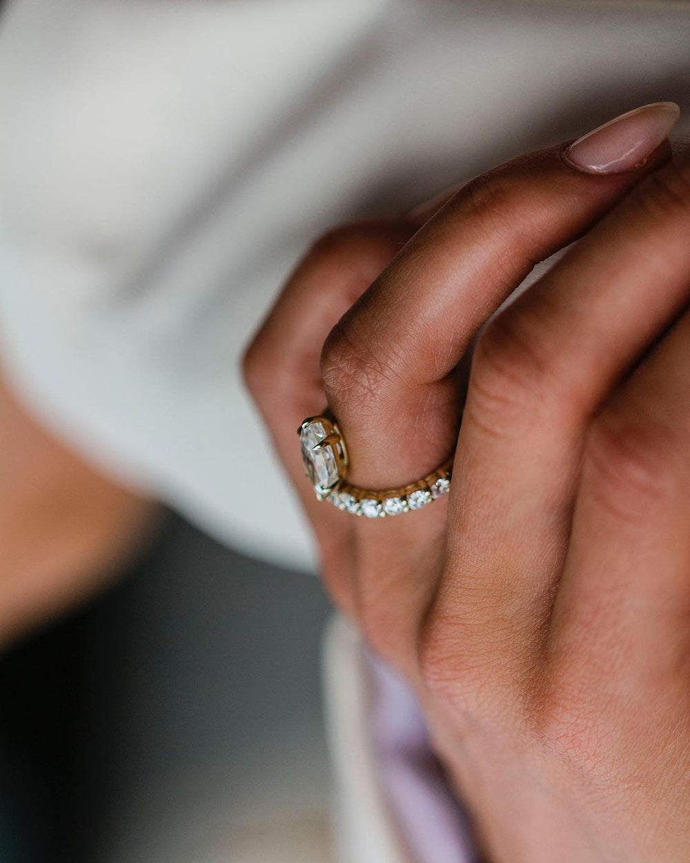 Marquise Cut Labgrown Engagement Ring