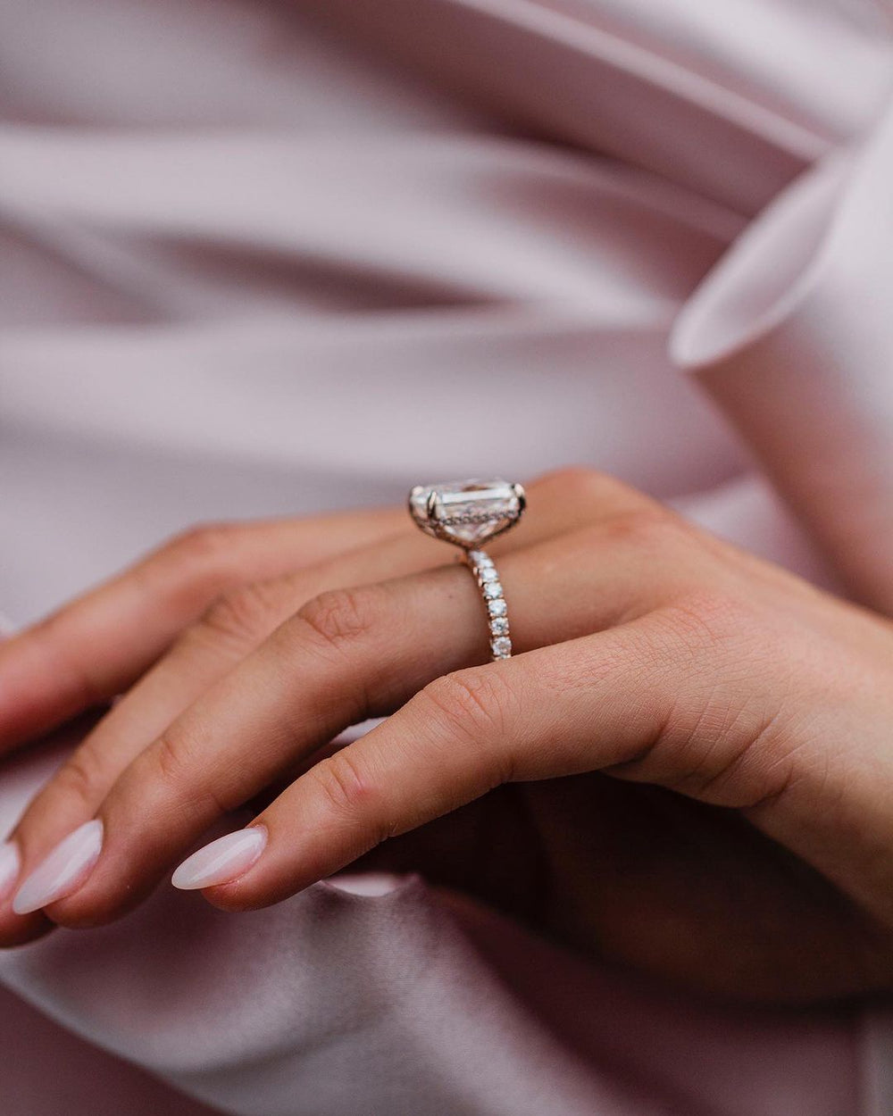 Radiant Cut Labgrown Engagement Ring