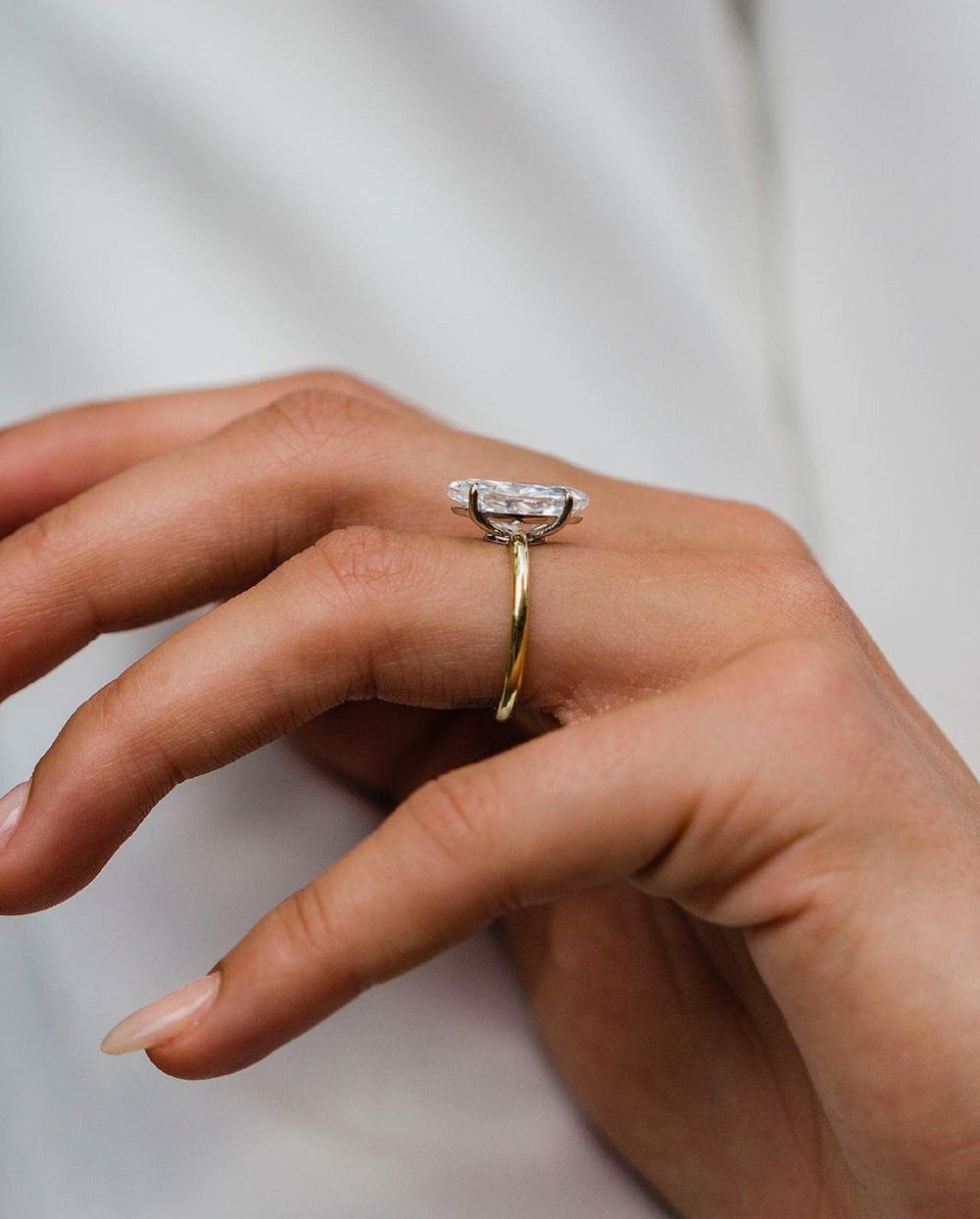 Marquise Cut Labgrown Engagement Ring