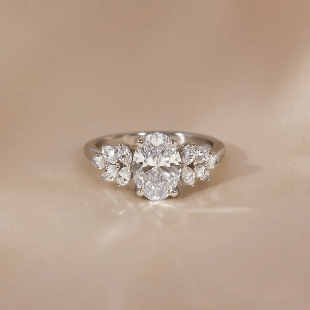 Oval Cut Labgrown Engagement Ring