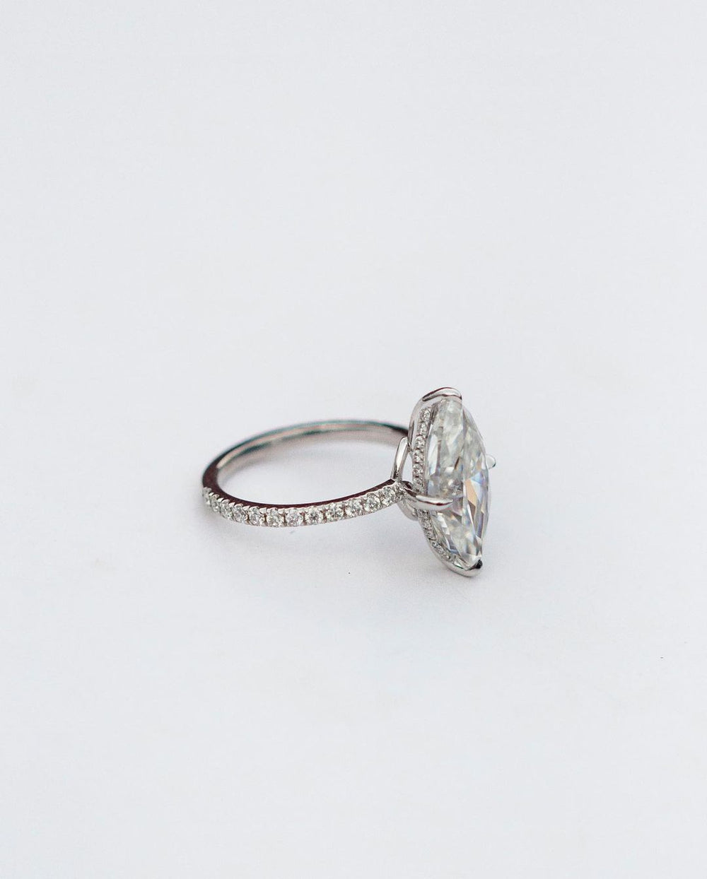 Marquise Cut Labgrown Engagement Ring