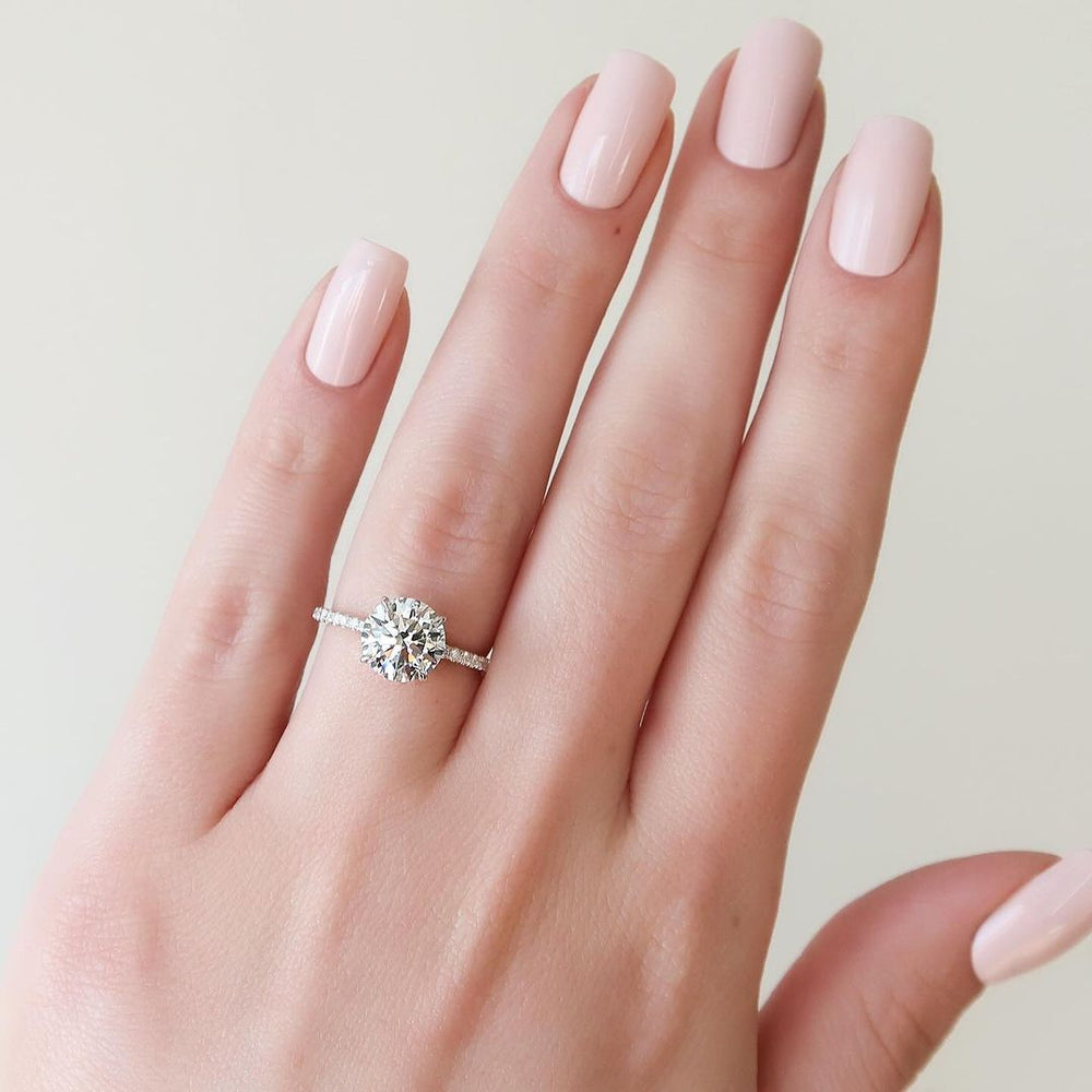 Round Brilliant Cut Labgrown Engagement Ring