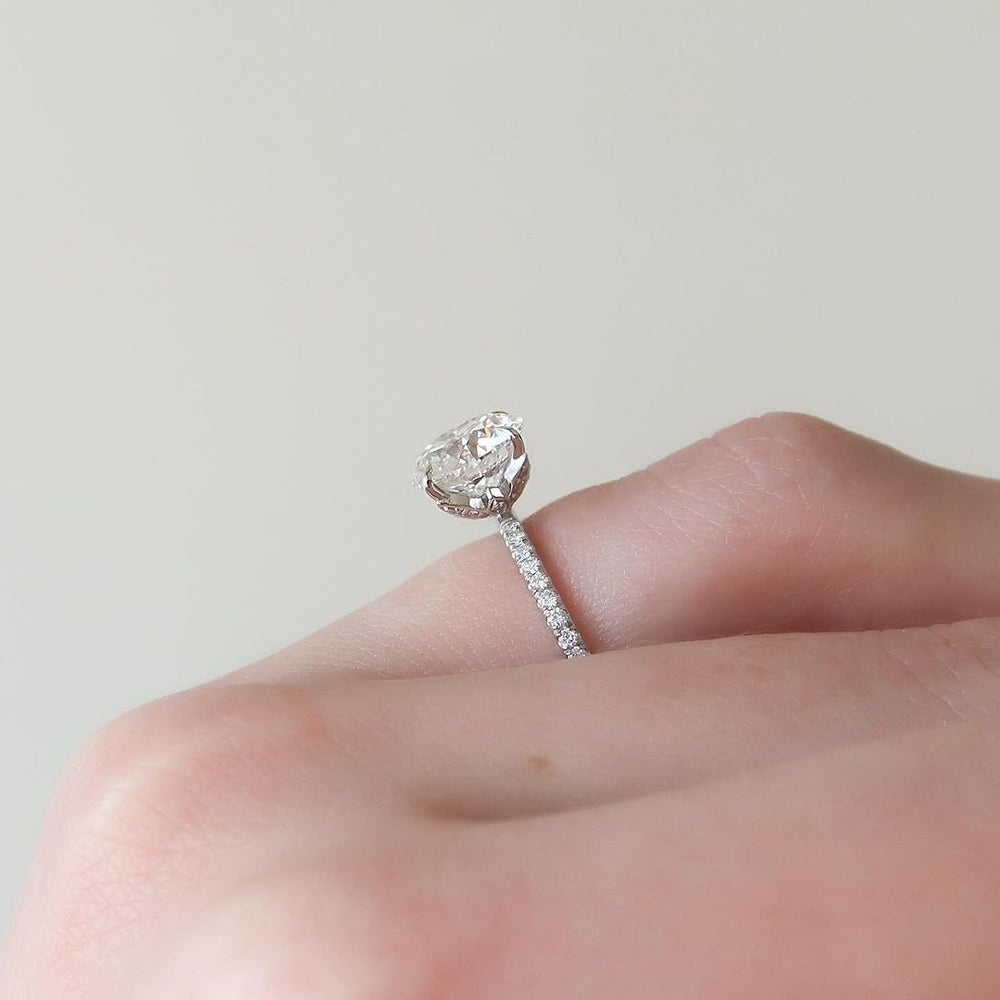 Round Brilliant Cut Labgrown Engagement Ring