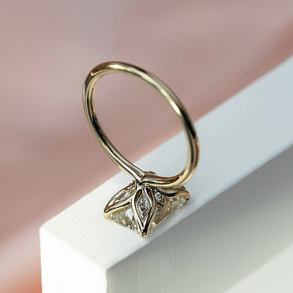 Radiant Cut Labgrown Engagement Ring