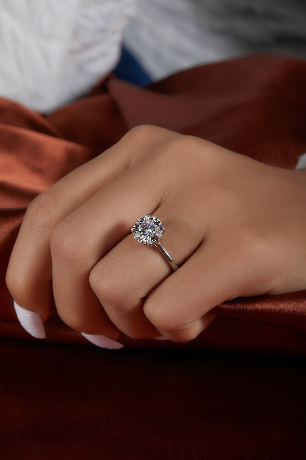 Round Brilliant Cut Labgrown Engagement Ring