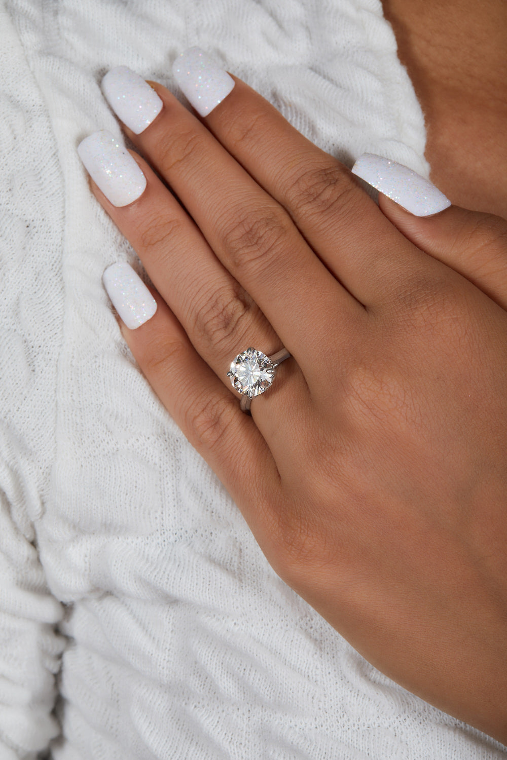 Round Brilliant Cut Labgrown Engagement Ring