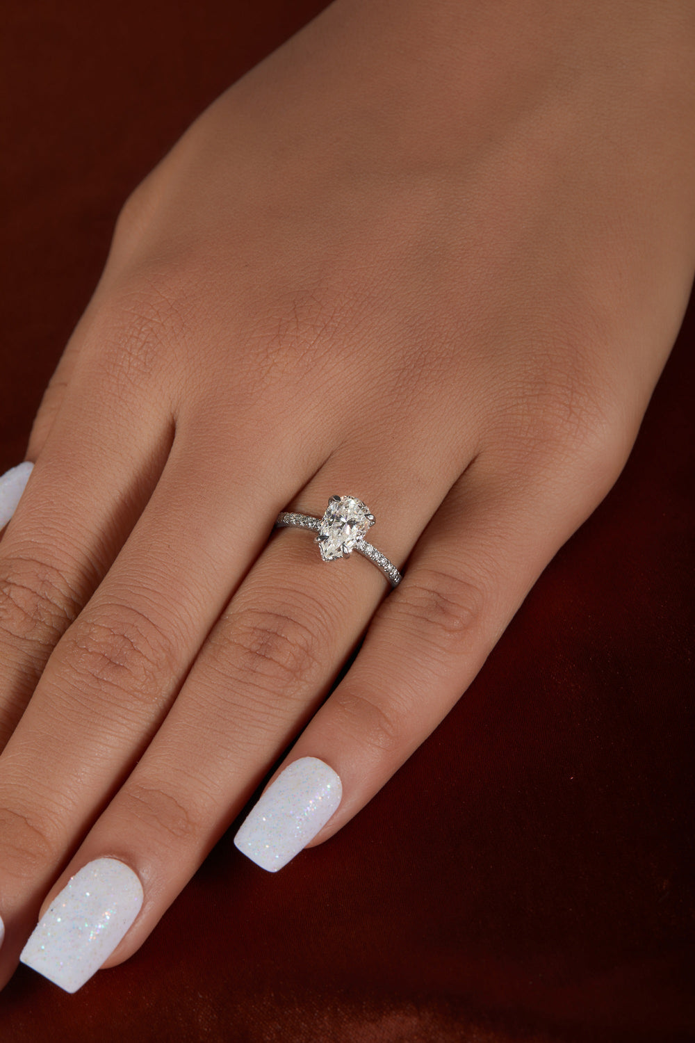 Elongated Pear Cut Labgrown Ring