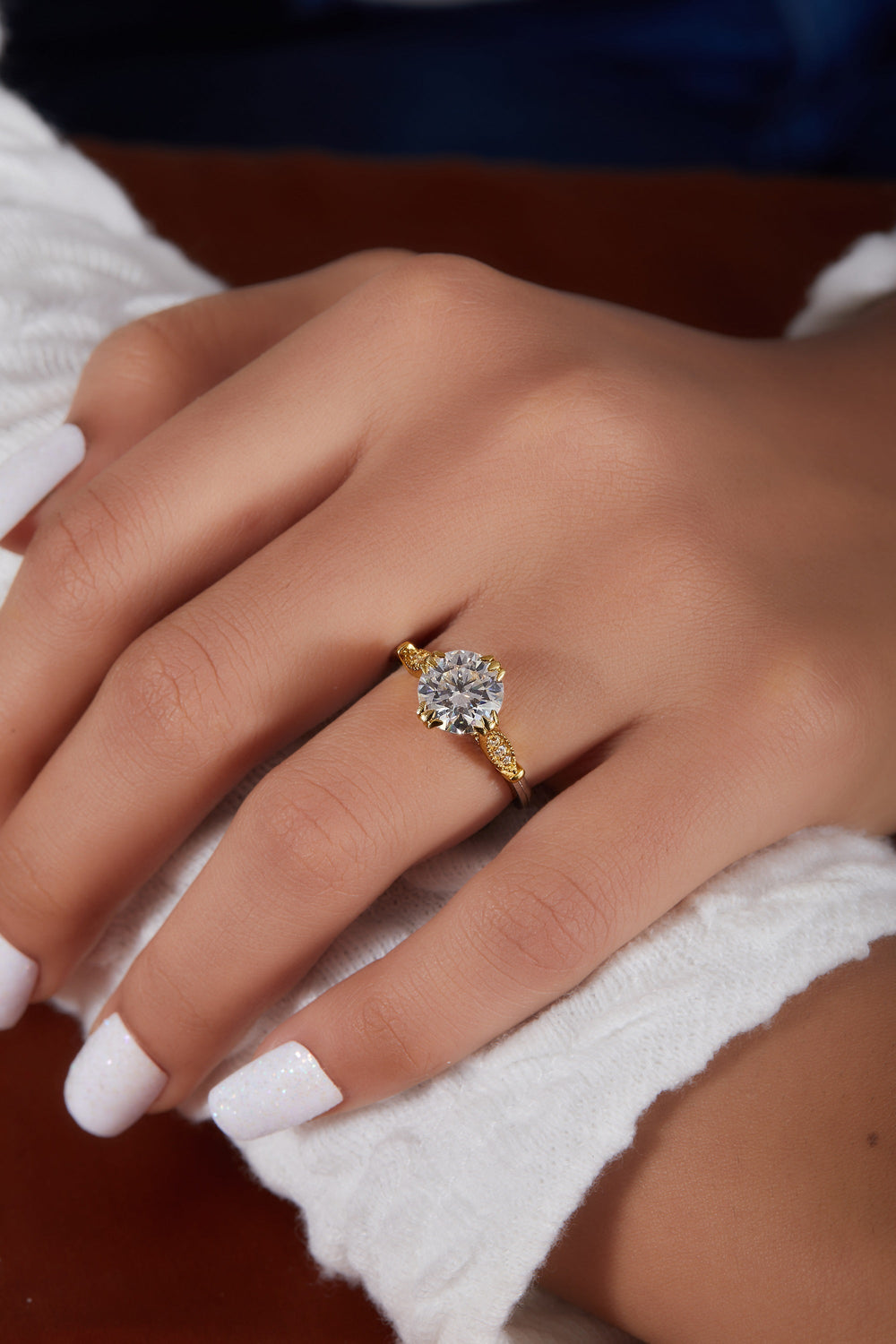 Round Brilliant Cut Labgrown Ring