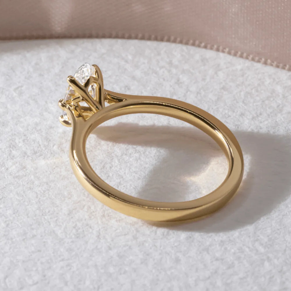 Marquise Cut Labgrown Engagement Ring