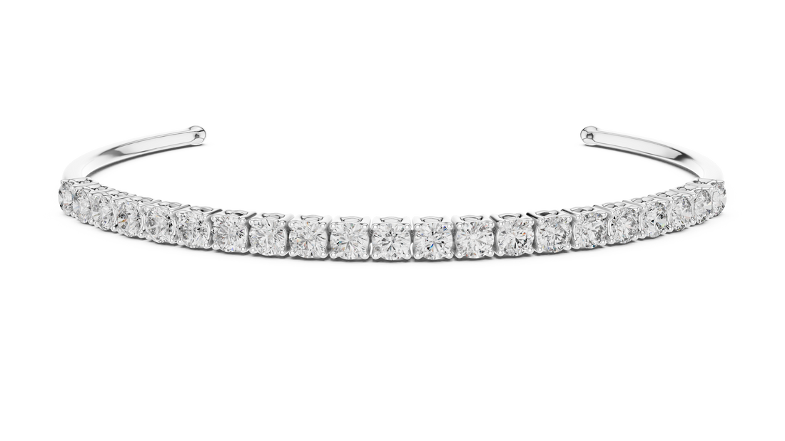 The Diamond Symphony Round Diamond Bracelet - Seraphine Jewels
