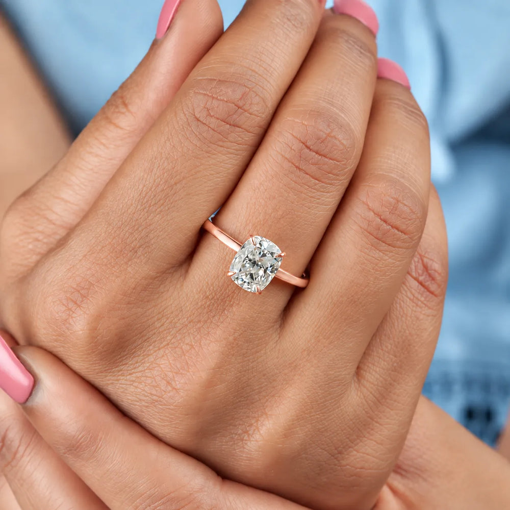 Cushion Cut Labgrown Ring