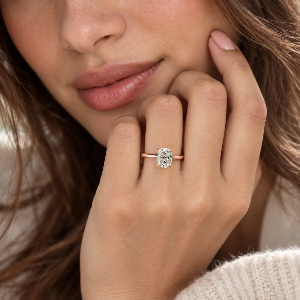 Cushion Cut Labgrown Ring