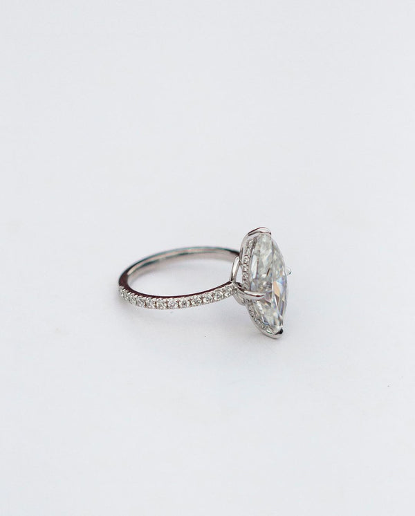 Marquise Cut Labgrown Engagement Ring