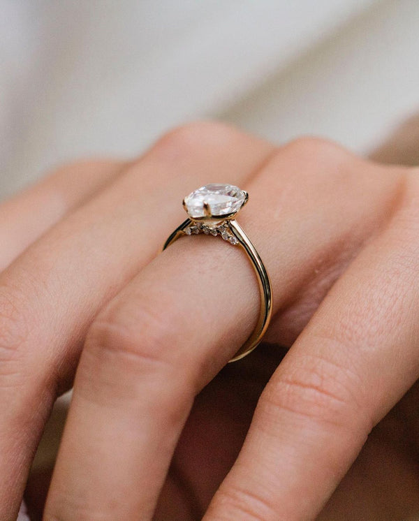 Pear Cut Labgrown Engagement Ring