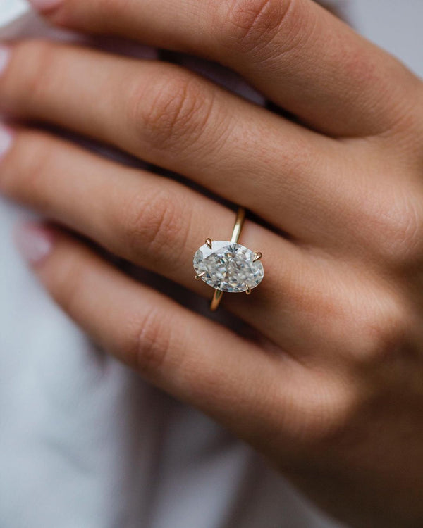 Oval Cut Labgrown Ring