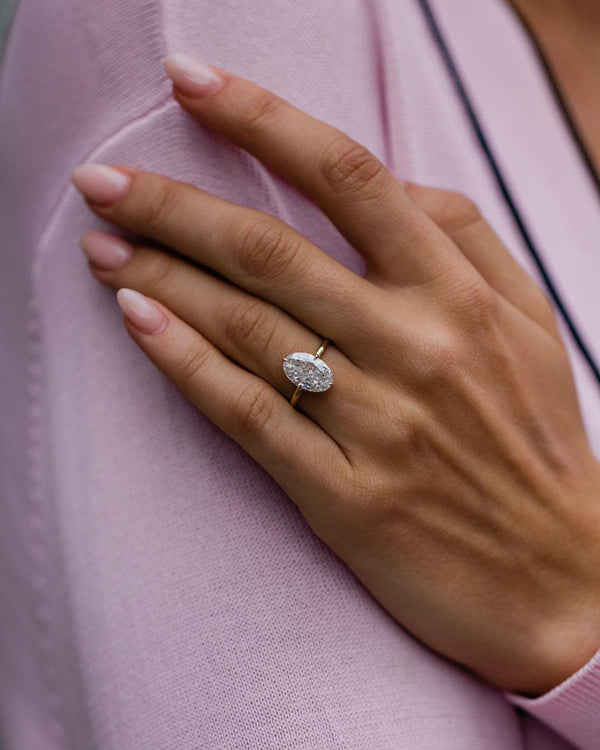 Oval Cut Labgrown Ring