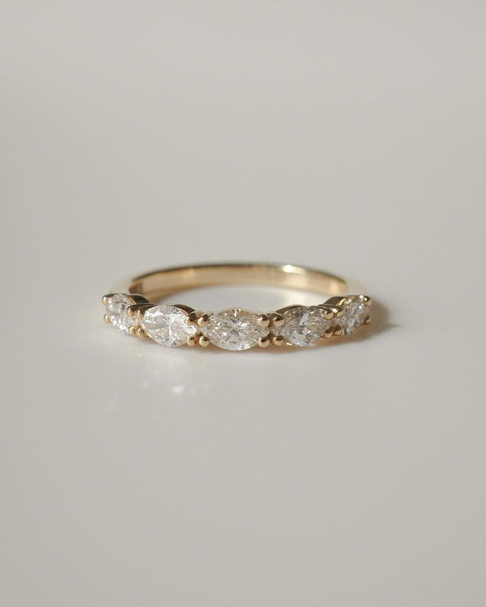 Marquise Labgrown Wedding Band
