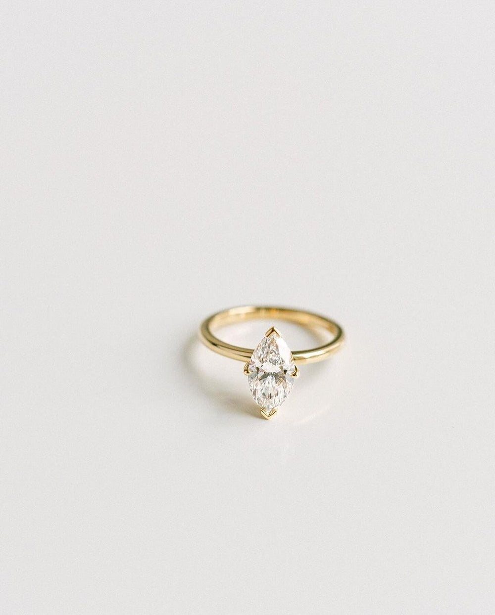 Marquise Cut Labgrown Engagement Ring