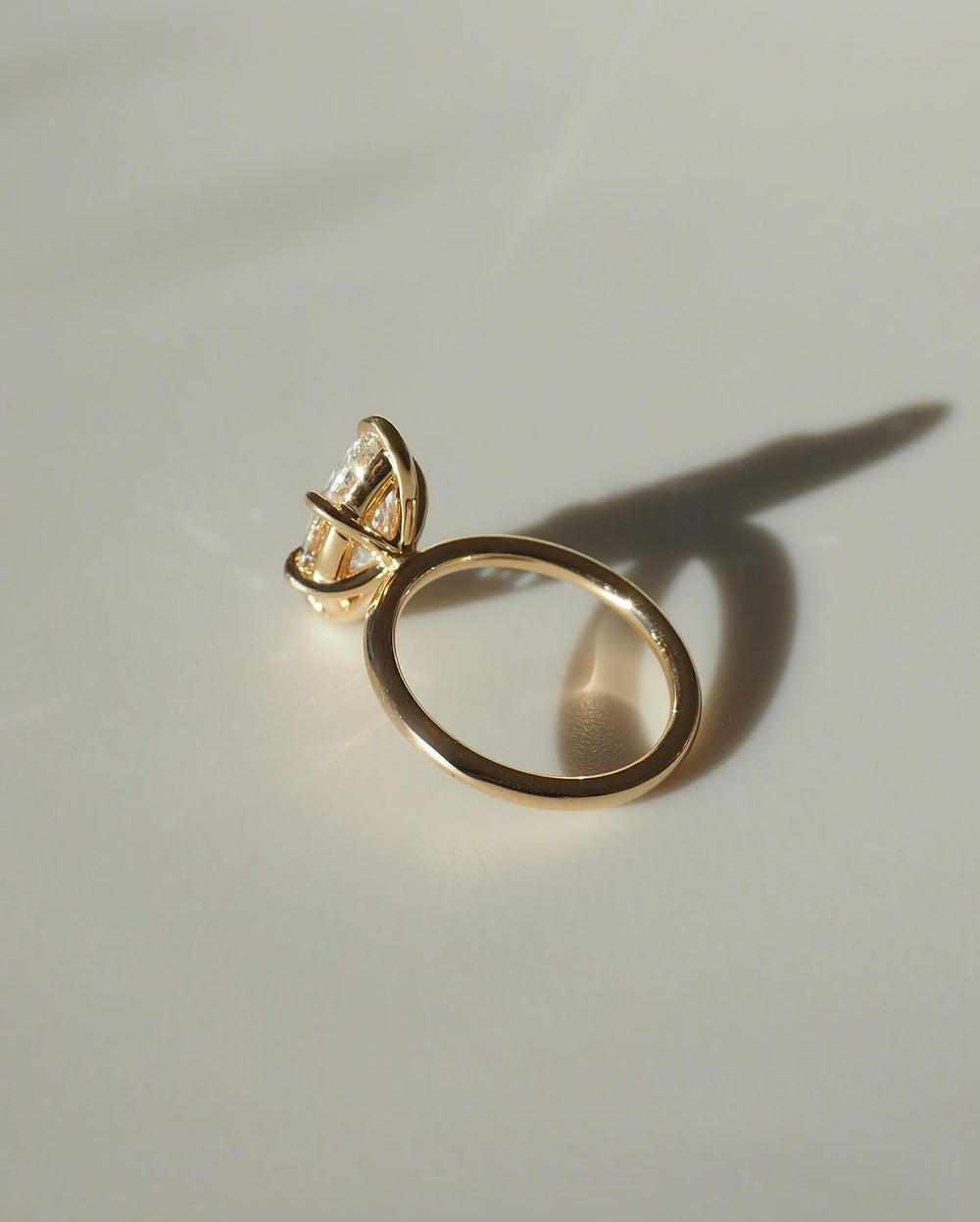 Marquise Cut Labgrown Engagement Ring