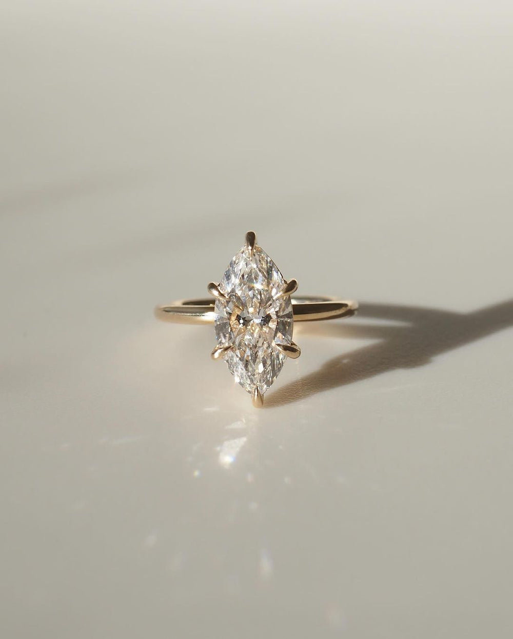 Marquise Cut Labgrown Engagement Ring