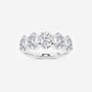 Kenna 3 ctw Oval Lab Grown Diamond Five-Stone Anniversary Band