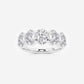 Kenna 3 ctw Oval Lab Grown Diamond Five-Stone Anniversary Band