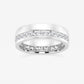 2 ctw Round Lab Grown Diamond High Polish Men's Eternity Band - 6.7mm Width