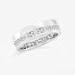 2 ctw Round Lab Grown Diamond High Polish Men's Eternity Band - 6.7mm Width