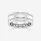 1 7/8 ctw Round Lab Grown Diamond Men's Eternity Band - 8.4mm Width
