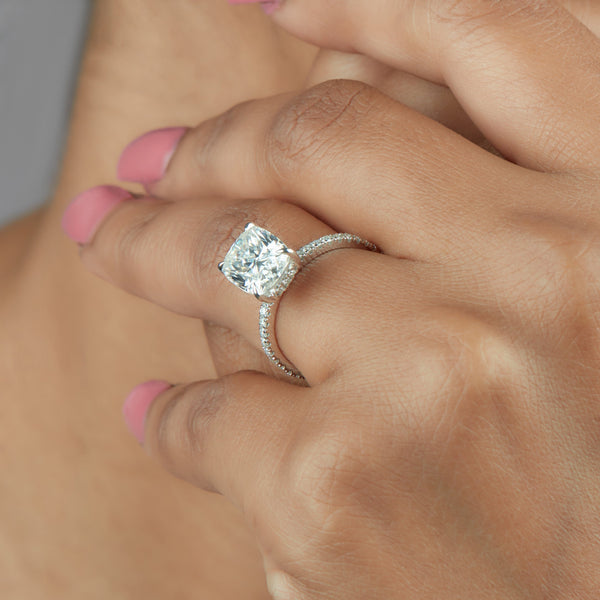Cushion Cut Labgrown Ring