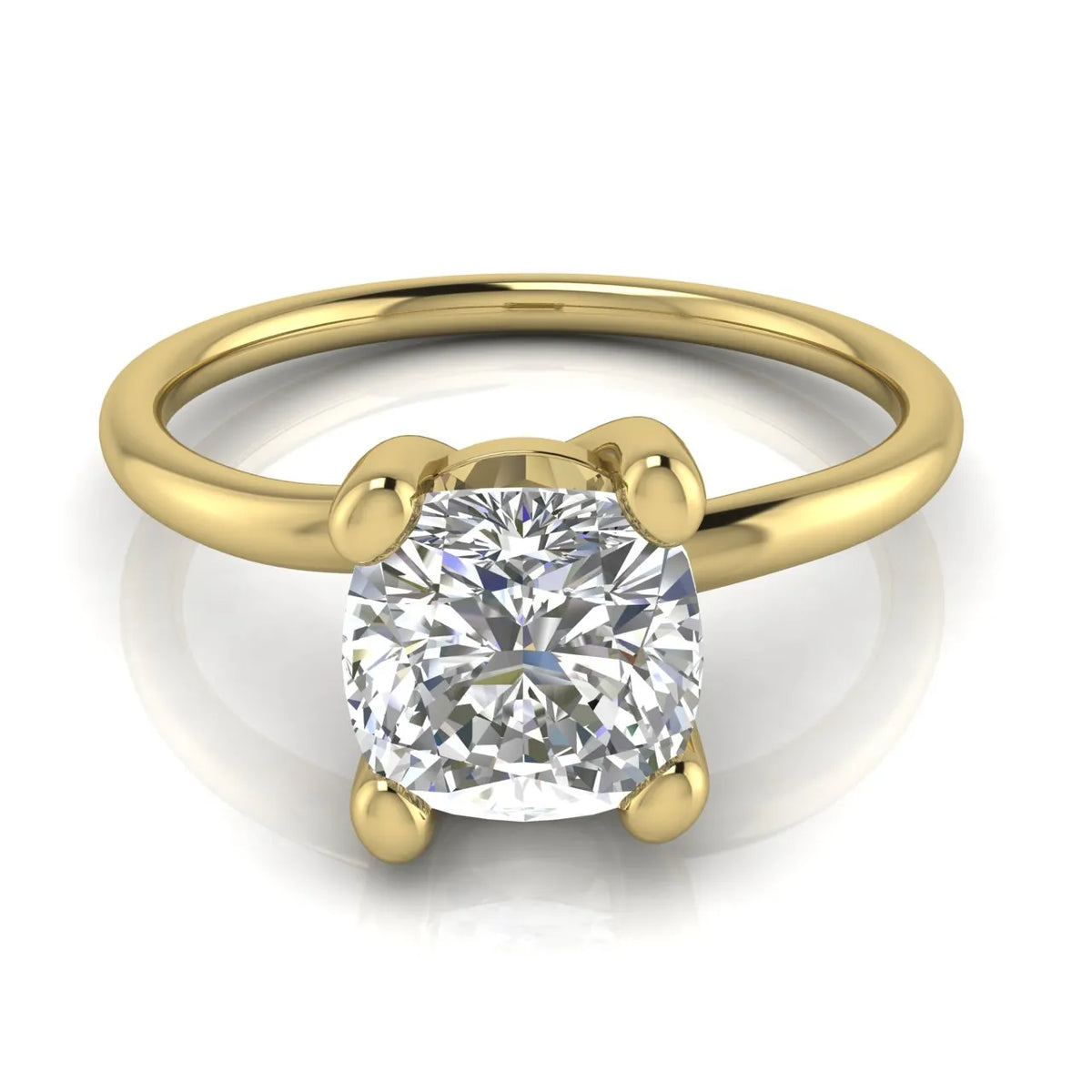 Romantic Solitaire Ring with Classic Setting