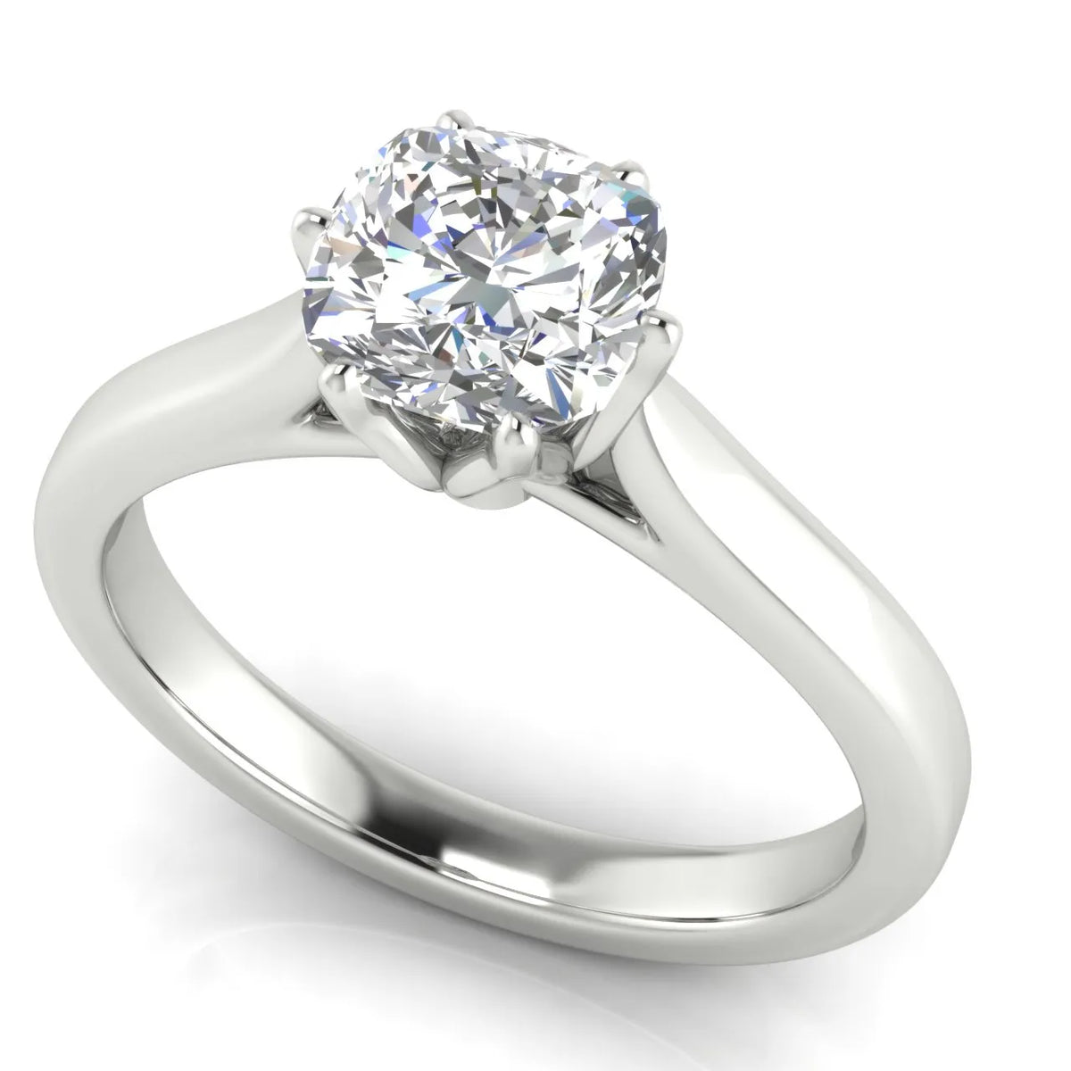 Classic Solitaire Ring with Elegant Center Stone