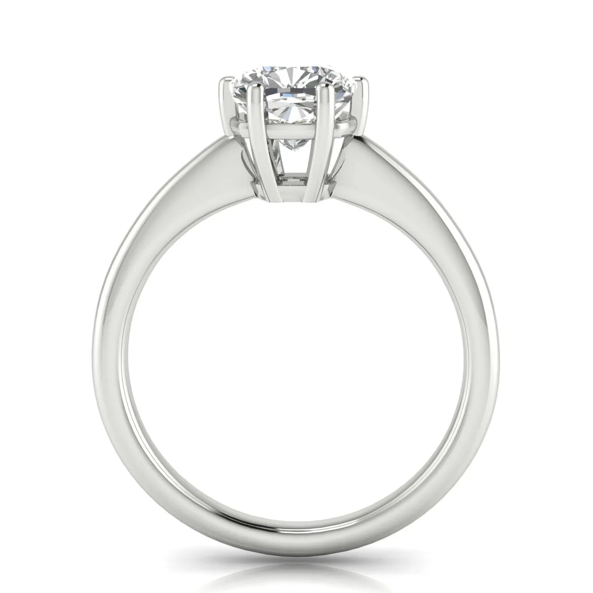 Elegant Solitaire Ring with Classic Prong Setting
