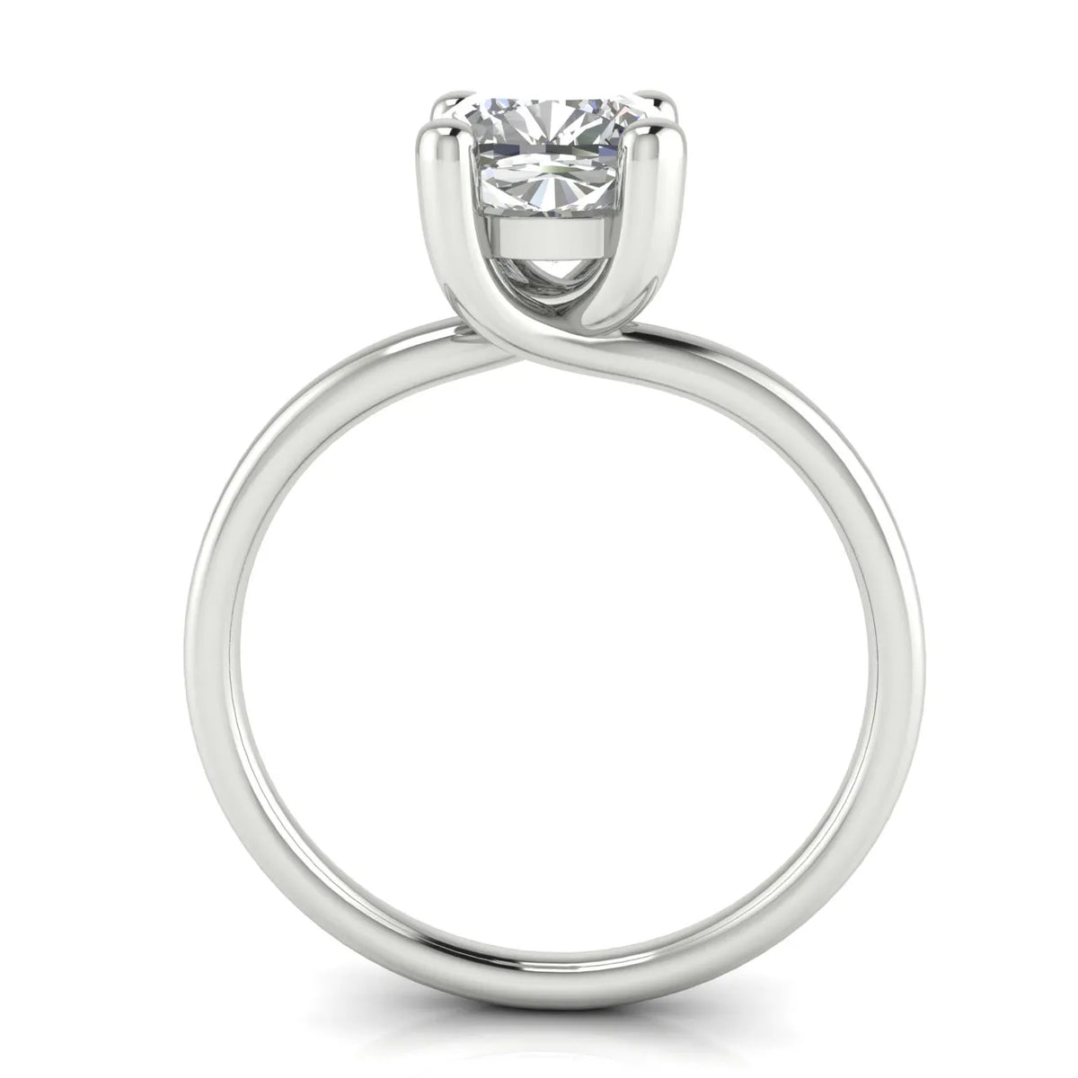 Romantic Solitaire Ring with Classic Setting