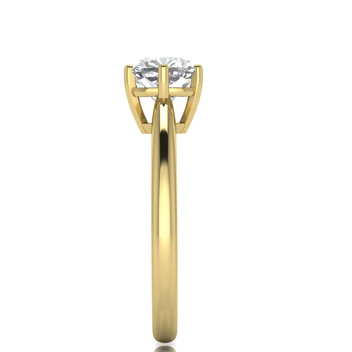 Elegant Solitaire Ring with Classic Prong Setting