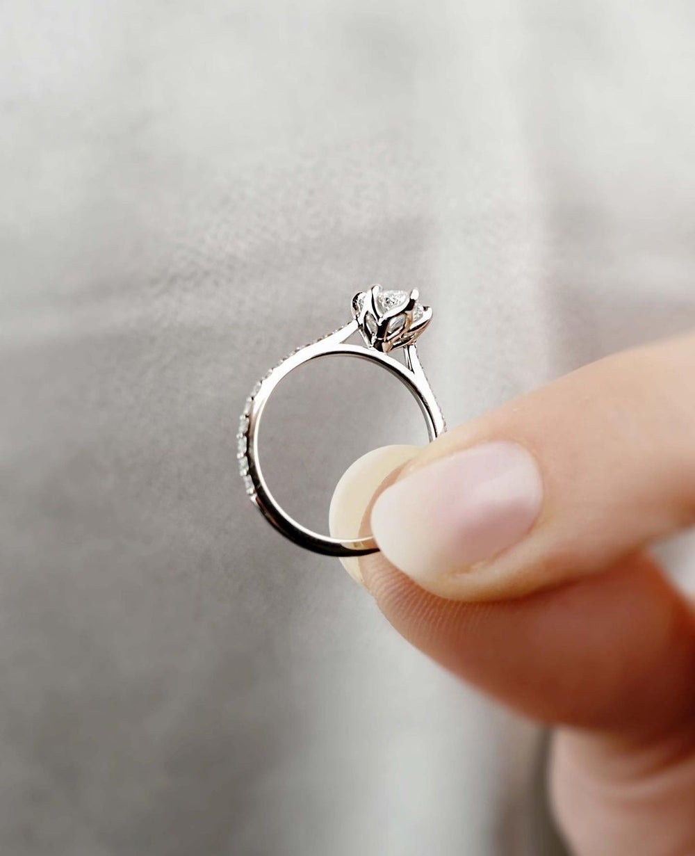 Marquise Cut Labgrown Engagement Ring, Wedding Ring