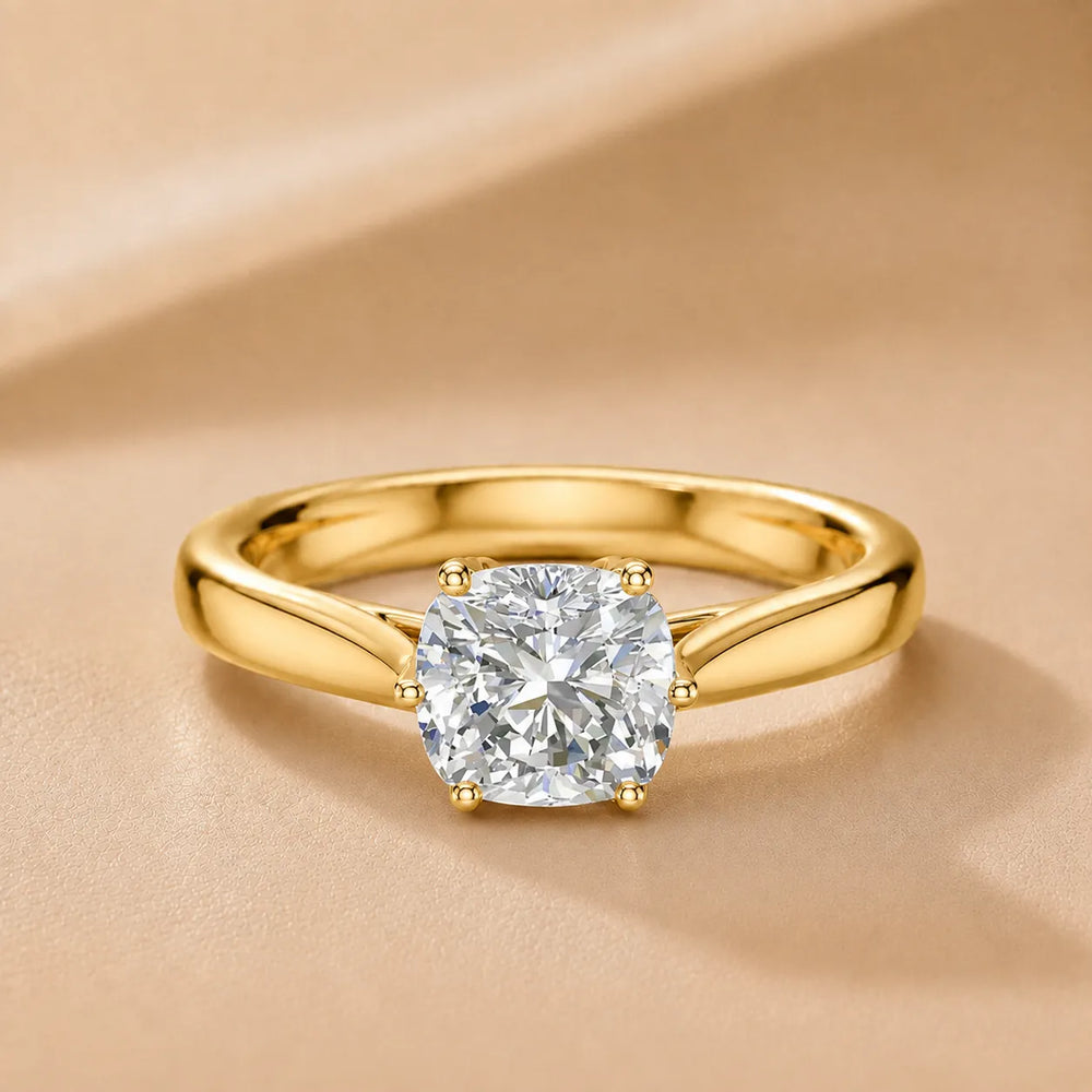 Classic Solitaire Ring with Elegant Center Stone