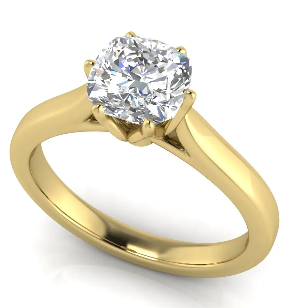 Classic Solitaire Ring with Elegant Center Stone