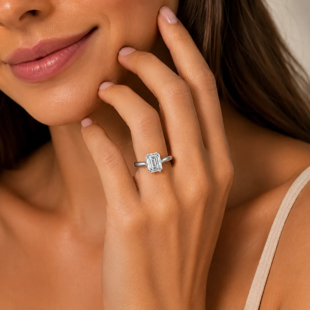 Classic Solitaire Ring with Elegant Center Stone