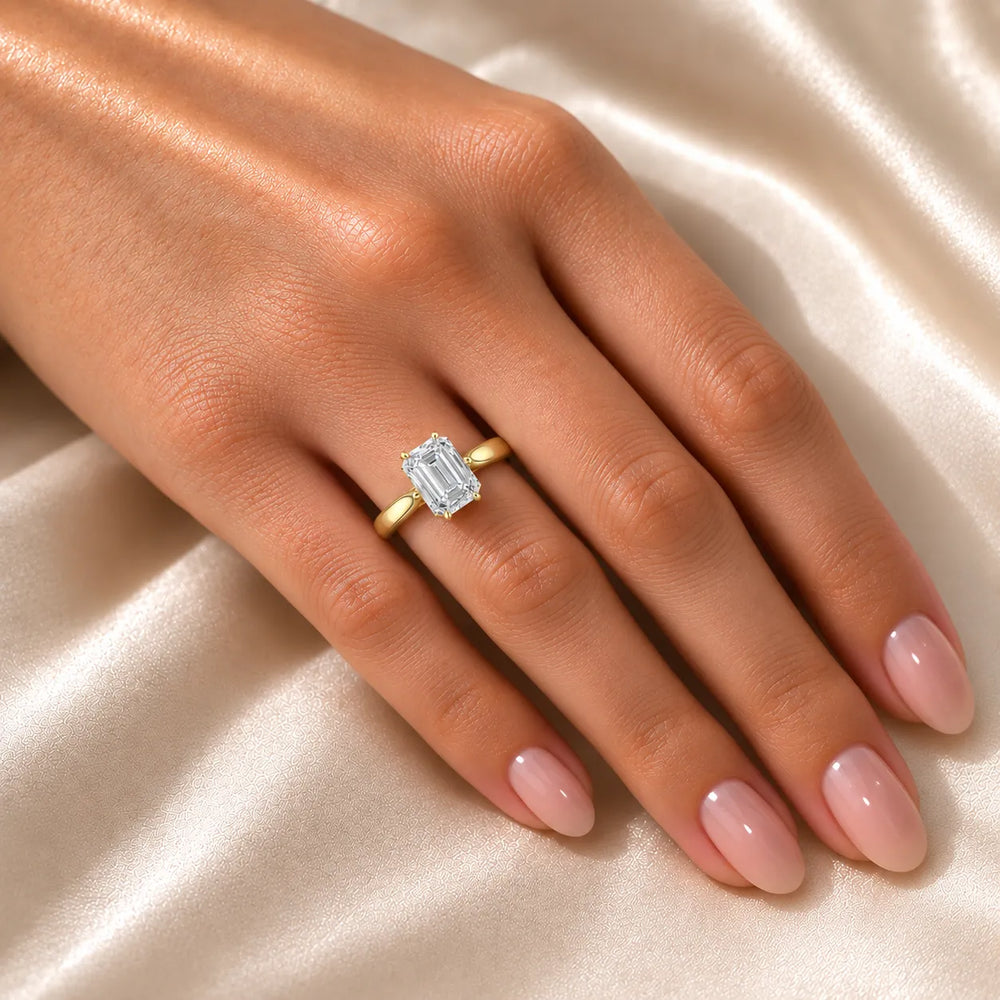 Classic Solitaire Ring with Elegant Center Stone
