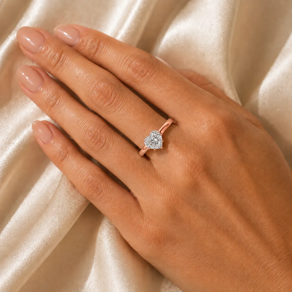 Classic Solitaire Ring with Elegant Center Stone
