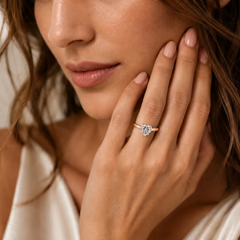 Classic Solitaire Ring with Elegant Center Stone